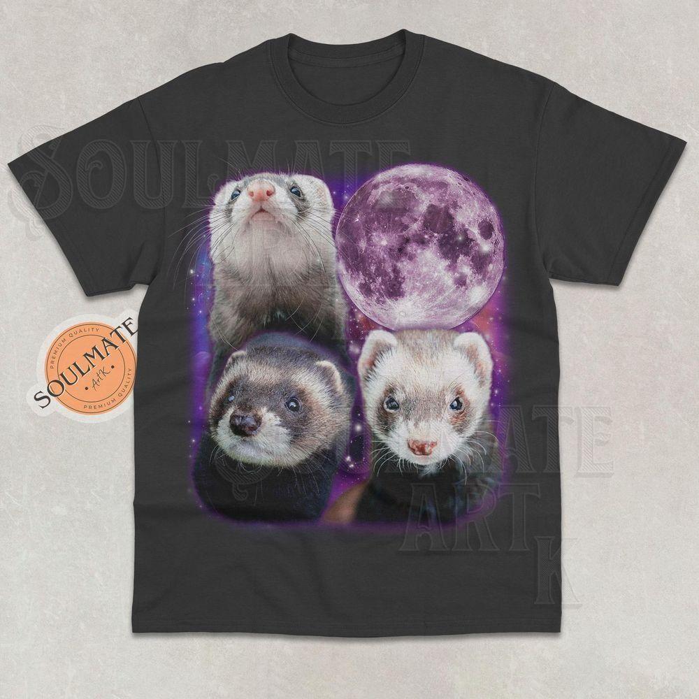 Three Ferrets Moon Vuitino Shirt Three Ferrets Moon Vuitino Shirt